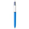 bolígrafo bic 4 colores punto mediano 1.0mm c/6 pzas