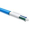 bolígrafo bic 4 colores punto mediano 1.0mm c/6 pzas