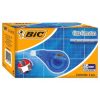 cinta correctora bic 12mx4.2mm caja c/6 pzas