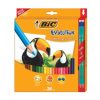 colores bic evolution mina 3mm estuche c/24 pzas
