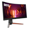 monitor benq 34" gaming ex3410r curvo 4k hdri panel va 144hz hdmix2/dp/usb/bocinas 2.1