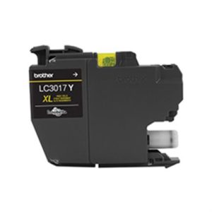 tinta brother lc3017y alto rendimiento 550 páginas color amarillo