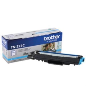 tóner brother genuine tn 223c rendimiento estándar 1300 páginas color cian