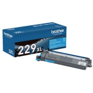 cartucho de tóner brother alto rendimiento color cian 2300 páginas
