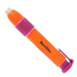 goma barrilito tipo pluma retráctil blister