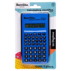 calculadora científica barrilito 10 digitos 1 pza