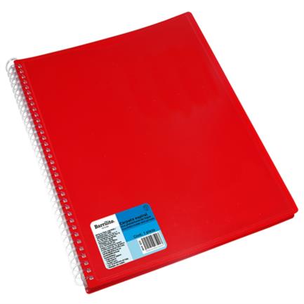 carpeta barrilito espiral 20 protectores hoja paquete c/12 pzas carpeta barrilito espiral 20 protectores hoja paquete c/12 pzas
