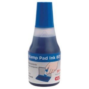 tinta barrilito tipo gotero para cojín 25ml color azul