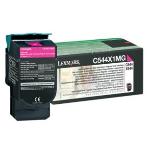 tóner lexmark c544n alto rendimiento retornable color magenta