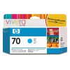 tinta hp lf 70 cyan designjet z2100 130ml
