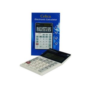 calculadora celica semi escritorio 12 digitos sol/bat