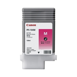 tinta canon magenta pfi 104 m 130ml (ipf 650/655/750)