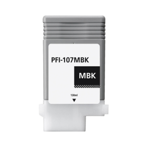 tanque tinta canon negro mate pfi 107mbk 130ml
