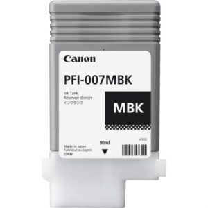 tinta canon negro matte pfi 007 mbk 90ml