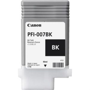 tinta canon negro pfi 007bk 90ml