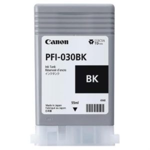 tinta canon pfi 030 color negro para series ta