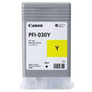 tinta canon pfi 030 color amarillo para series ta