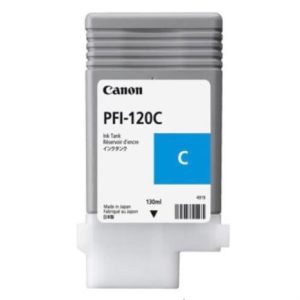 tinta canon pfi 120c 130ml color cian
