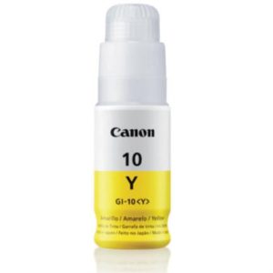 tinta canon gi 10 amarilla pixma tinta continua