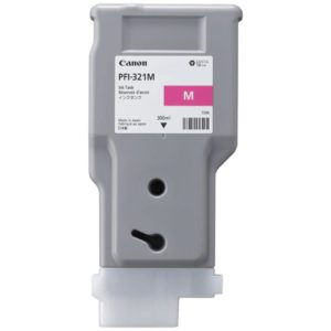 tinta canon para plotter pfi 321 de 300ml color magenta para tm 250/tm 350