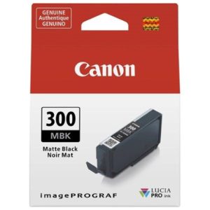 tinta canon pfi 300 mate negro mbk para impresora pro 300