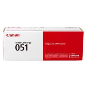 tóner canon 051 negro para imageclass series lbp162dw/mf264dw /mf267dw /mf269dw (1700 pag)