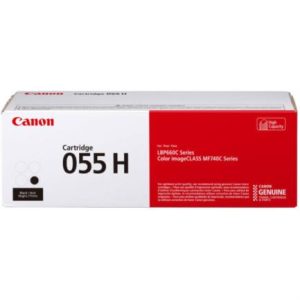 tóner canon 055h alta capacidad 7600 páginas color negro