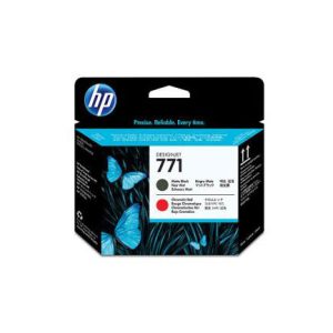 cabezal hp lf 771 negro mate/rojo cromatico z6200 775ml