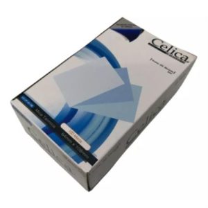 mica térmica celica tamaño etiqueta de equipaje 64x108mm 10 milesimas o 250 micrones pqte c/100 pzas