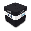 regulador de voltaje cdp ru avr604 600va/300w indicadores led de funcionamiento 4 contactos nema 5 15r y 4 puertos usb