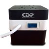 regulador de voltaje cdp ru avr604 600va/300w indicadores led de funcionamiento 4 contactos nema 5 15r y 4 puertos usb