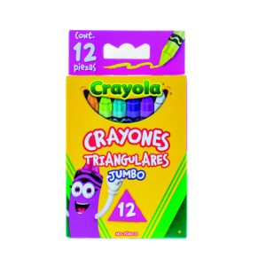 crayones crayola triangulares con 12 piezas