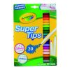 plumones crayola supertips con 20 piezas