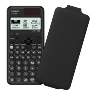 calculadora cientifica casio mas de 540 funciones fx 991cw para preparatoria y universidad negra 4 lineas codigo qr