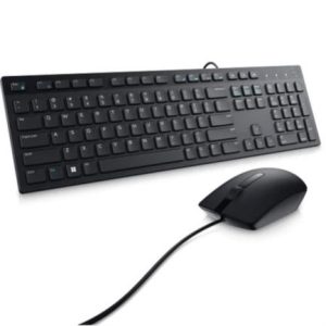 kit teclado y mouse dell km300c alámbrico usb español color negro