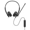 auriculares diadema alámbricos dell wh125 usb tipo c negro llamadas y música