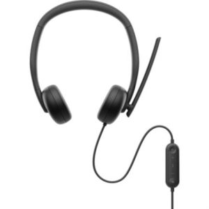 audífonos dell pro estéreo diadema alámbricos 2.0m biauricular usb windows macos negro