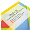 block de dibujo dietrix first class cartulina bristol con 20 hojas grande 32.3 x 48 cms