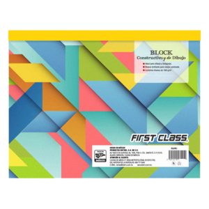 block de dibujo dietrix first class cartulina bristol con 20 hojas grande 32.3 x 48 cms