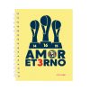 libreta dietrix first class pasta dura doble arillo 80 hojas raya club america modelo amor eterno