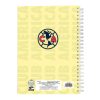 cuaderno profesional dietrix first class dura doble arillo 80 hojas raya club américa modelo club america amarillo