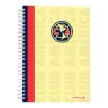cuaderno profesional dietrix first class dura doble arillo 80 hojas raya club américa modelo club america amarillo