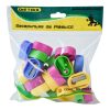 sacapuntas dietrix plastico ovalado un orificio colores surtidos bolsa c/25