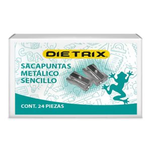 sacapuntos dietrix metalico triangular un orificio bolsa c/24