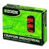 crayón de cera industrial dixon verde caja con 10 piezas