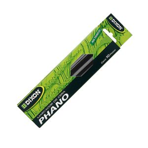 marcador de cera dixon phano negro caja c/10 piezas