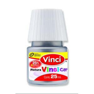 pintura cartel vinci 25 ml plata #70 caja c/10 piezas