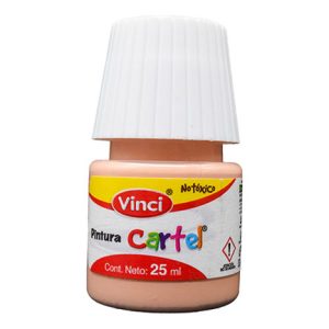 pintura cartel vinci 25 ml rojo carne imitación #67b caja c/10 piezas