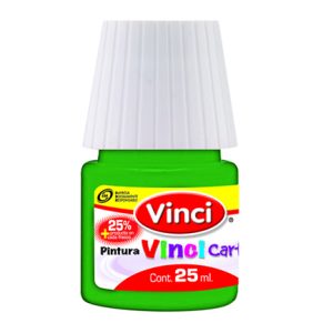 pintura cartel vinci 25 ml verde verones #62a caja c/10 piezas