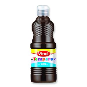 pintura tempera vinci 473 ml café